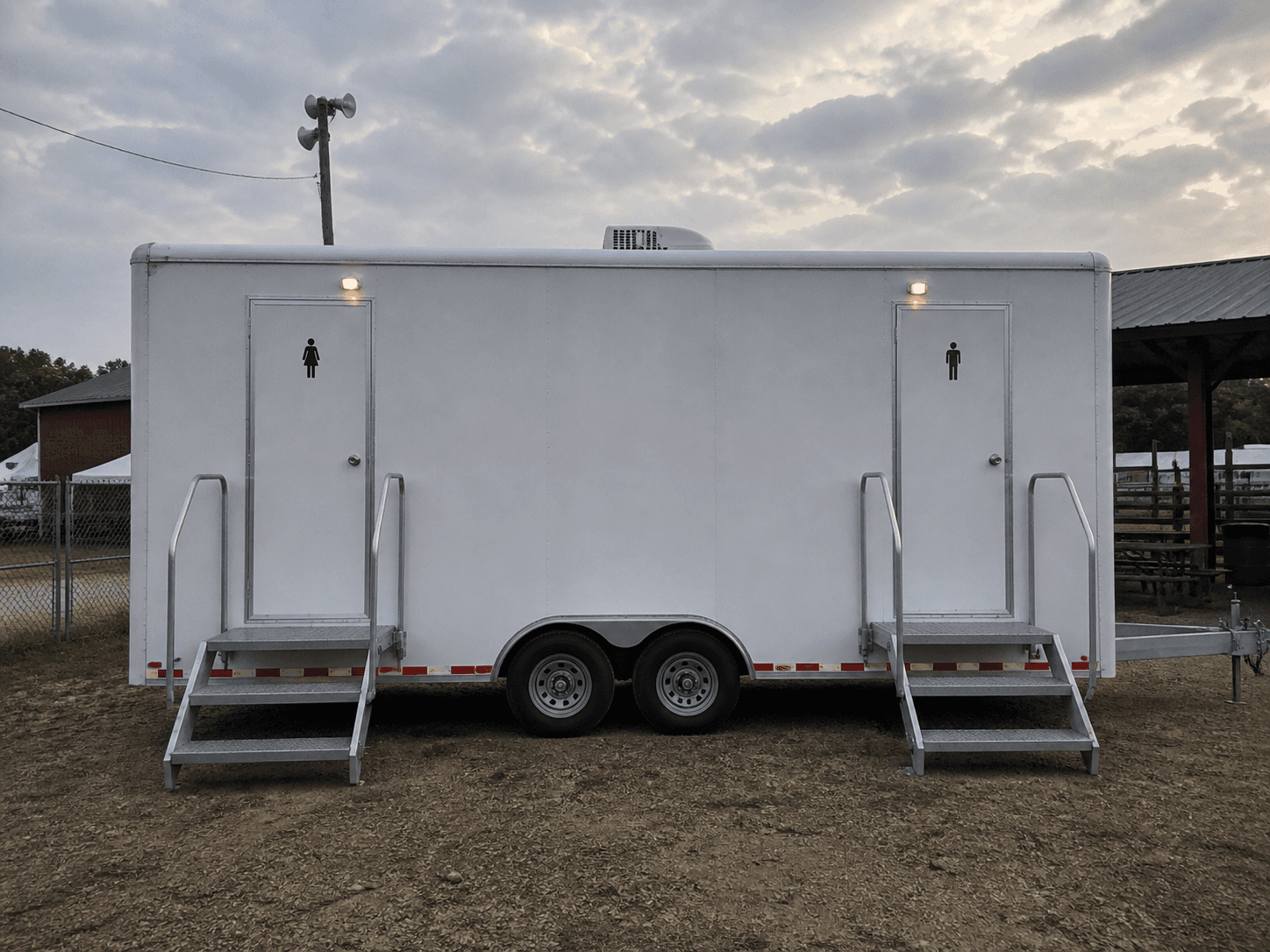 10 Stall Restroom Trailer