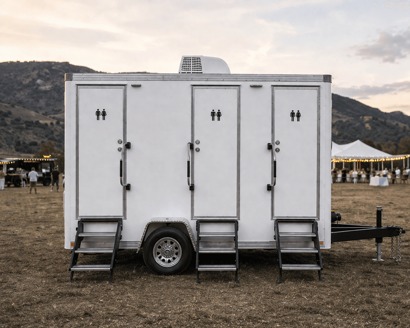 3 Stall Restroom Trailer