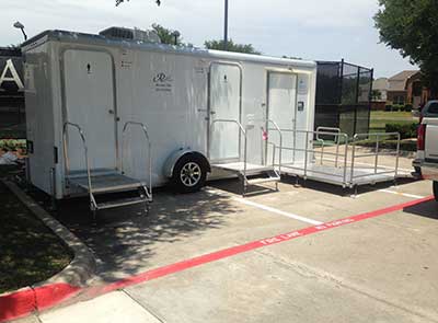2 Stall ADA Restroom Trailer